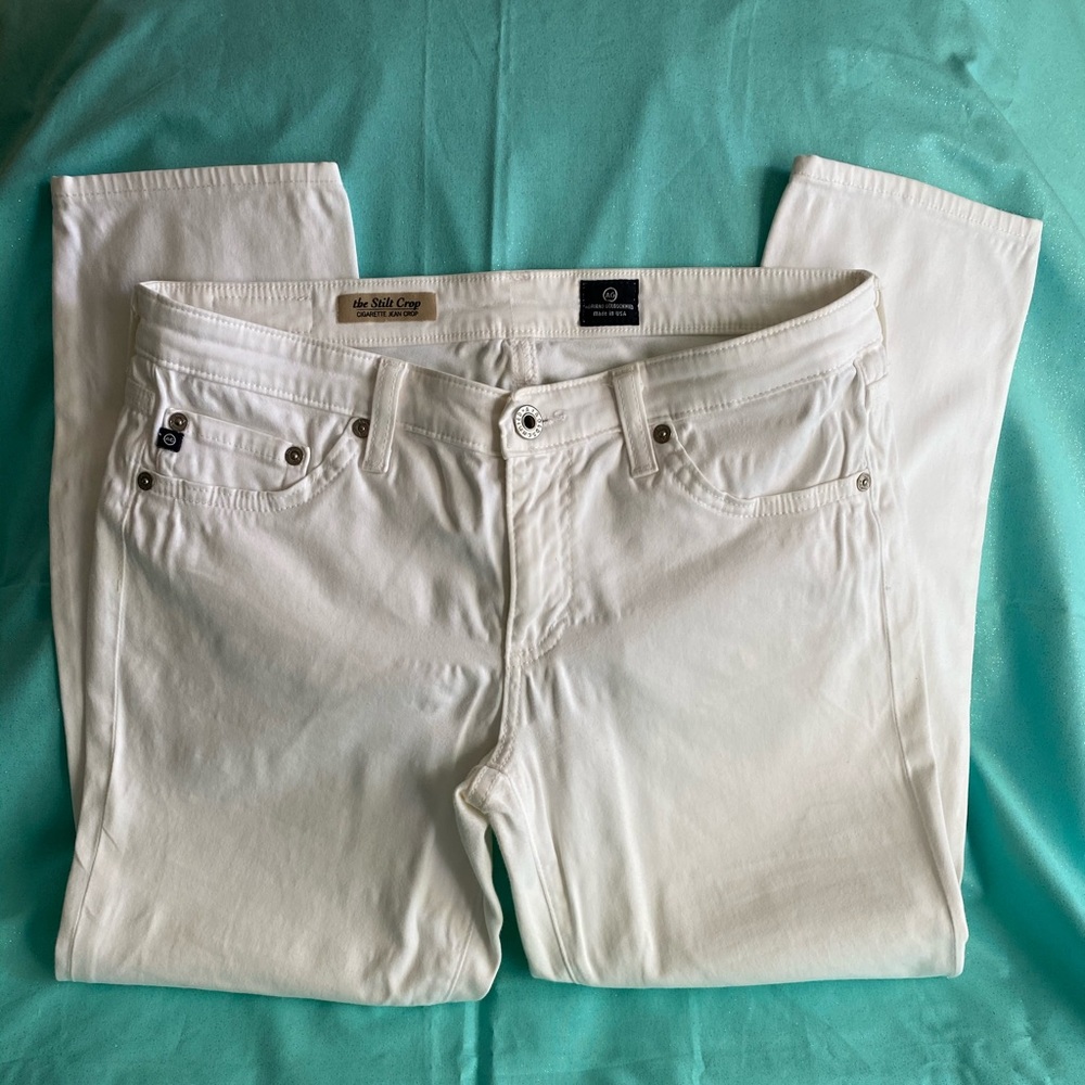 AG the Stilt Crop Cigarette Jean